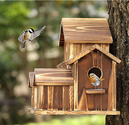 Geräumiges hängendes Vogelhaus