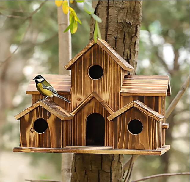 Geräumiges hängendes Vogelhaus