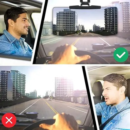 Blendlichtblocker – Blendschutz mit Tag- und Nachtfilter für klare Sicht Mivoza Deutschland
