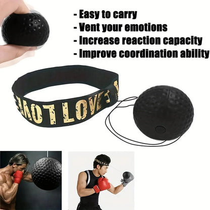 Boxtraining Stirnband mit Reflexball für mehr Reaktionskraft Mivoza Deutschland