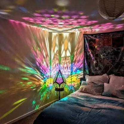 Bunte böhmische dekorative Lampe mit USB-Ladeanschluss Mivoza Deutschland