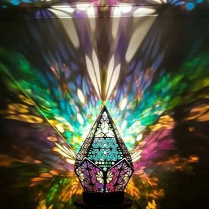 Bunte böhmische dekorative Lampe mit USB-Ladeanschluss Mivoza Deutschland