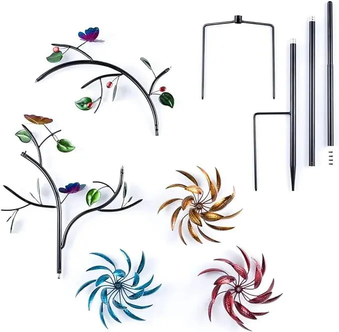 Bunter Garten-Windspinner – Faszinierende Blumendekoration Mivoza Deutschland