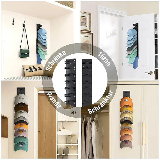 Cap-Wandhalterung – 10 Slots für eine ordentliche, formstabile Sammlung Mivoza Deutschland