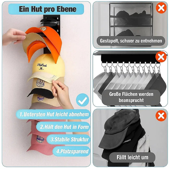 Wandhalterung für Caps