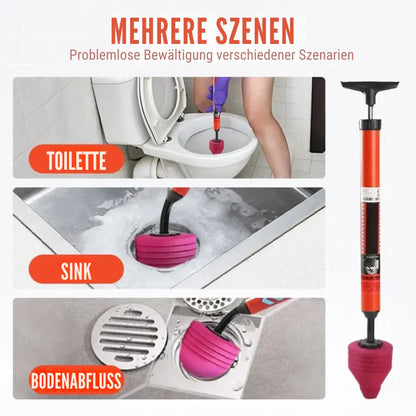 Chemiefreier Hochdruck-Abflussreiniger mit ergonomischem Griff Mivoza Deutschland