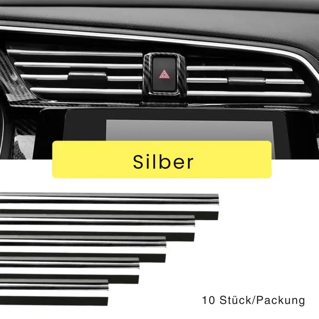 Chrom-Lüftungszierstreifen – Auto-Innenraum-Upgrade ohne Montageaufwand Mivoza Deutschland