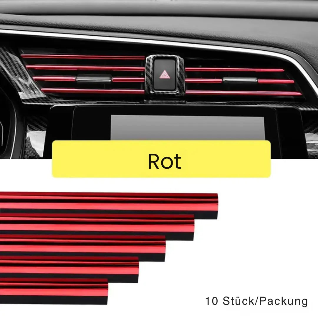 Chrom-Lüftungszierstreifen – Auto-Innenraum-Upgrade ohne Montageaufwand Mivoza Deutschland