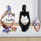 Abstrakte Denker Skulptur