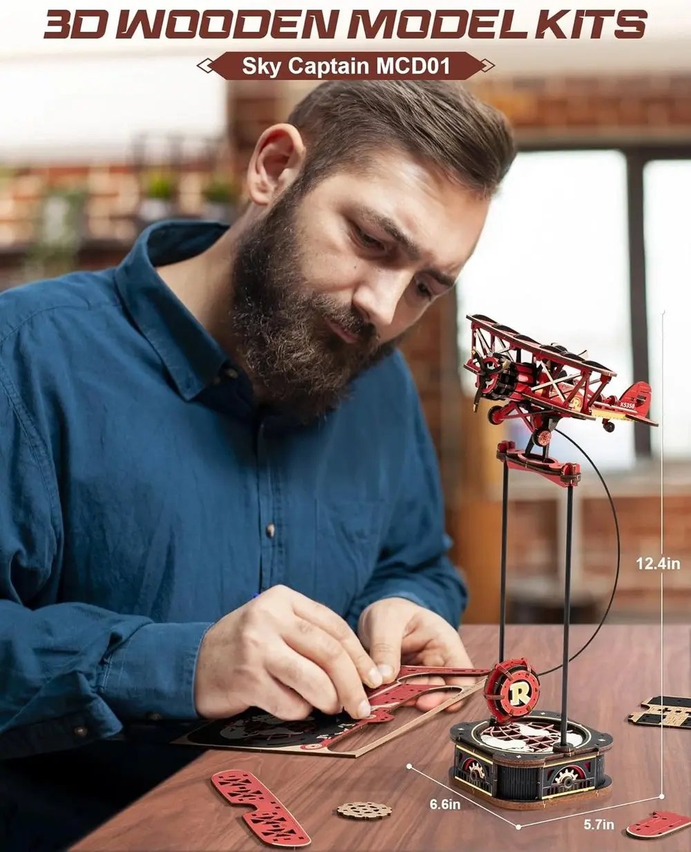 DIY Holzpendel Puzzle Spiel — Lernen, Basteln & Staunen mit Physik Mivoza Deutschland