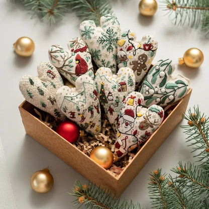 DIY-Weihnachtsherz-Stickerei-Set – Kreative Aktivität vor Weihnachten Mivoza Deutschland