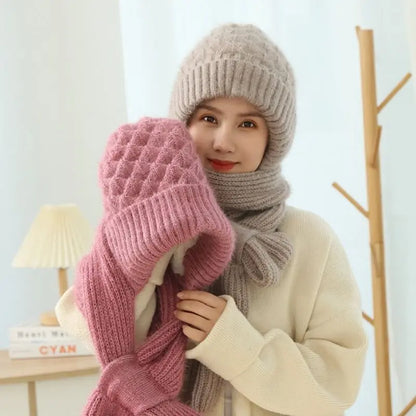 Damen Strickschal mit Kapuze — Perfekt für Winter-Outfits Mivoza Deutschland