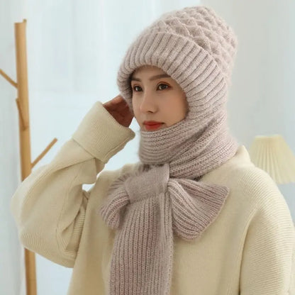 Damen Strickschal mit Kapuze — Perfekt für Winter-Outfits Mivoza Deutschland
