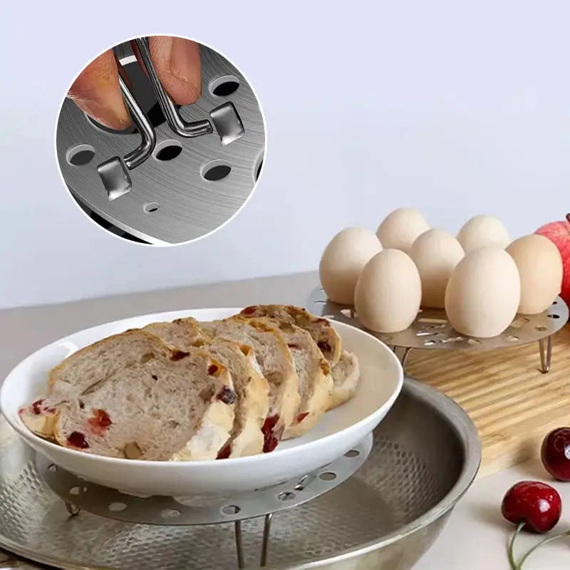 Dämpf-Rack aus Edelstahl — Perfekt zum Dünsten & Dämpfen Mivoza Deutschland