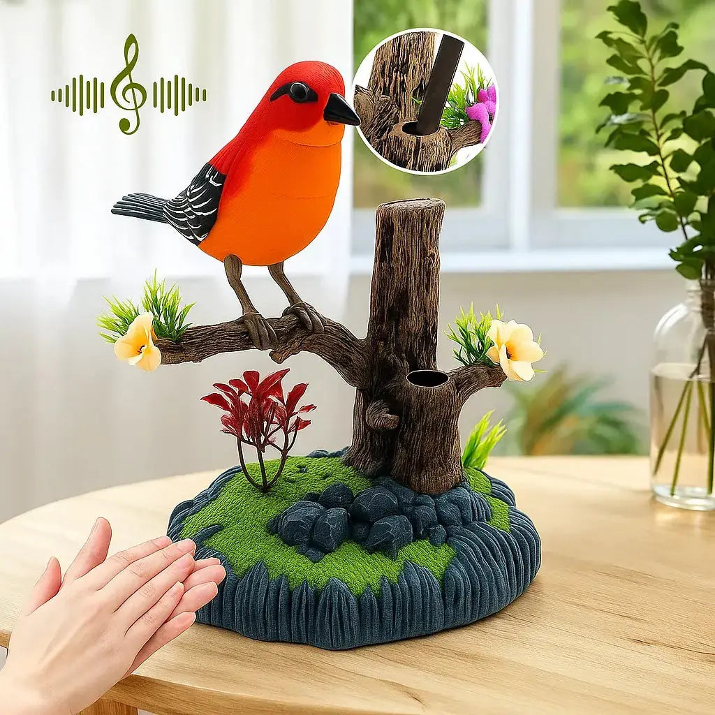 Dekovogel mit Sprachaktivierung und Naturklang Mivoza Deutschland