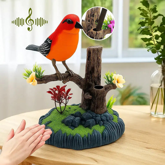 Dekovogel mit Sprachaktivierung und Naturklang Mivoza Deutschland