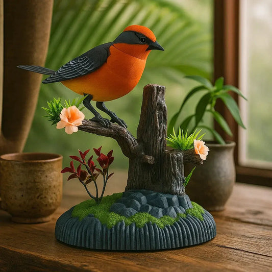 Dekovogel mit Sprachaktivierung und Naturklang Mivoza Deutschland