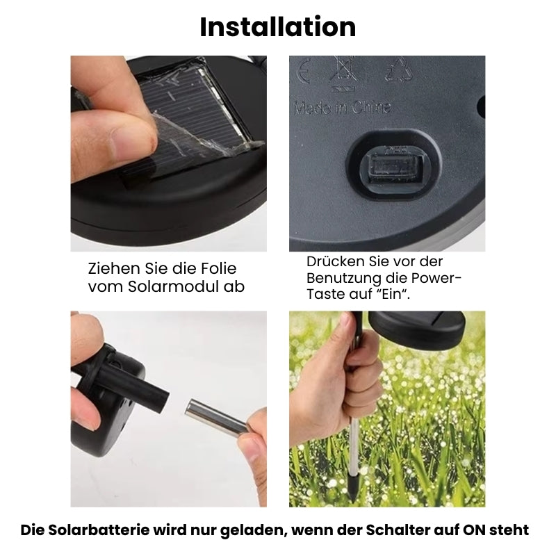 1+1 GRATIS | Solarbetriebene Glühwürmchen-Lichterkette für Garten und Terrasse