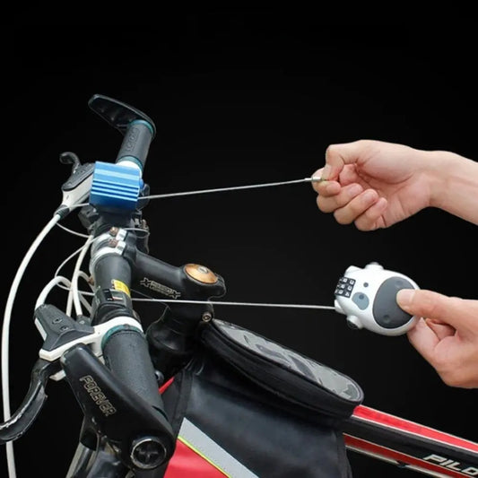 Diebstahlsicheres Teleskop-Drahtschloss für Fahrrad – Schutz für Koffer,Helm & Fahrrad Mivoza Deutschland