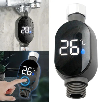 Digitales Duschthermometer — Perfekte Wassertemperatur den ganzen Winter über Mivoza Deutschland