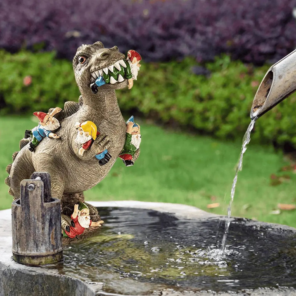 Dinosaurier-Gartenfigur – Lustiger & Einzigartiger Wichtelfresser Mivoza Deutschland