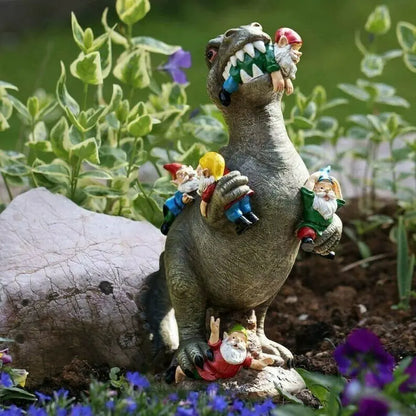 Dinosaurier-Gartenfigur – Lustiger & Einzigartiger Wichtelfresser Mivoza Deutschland