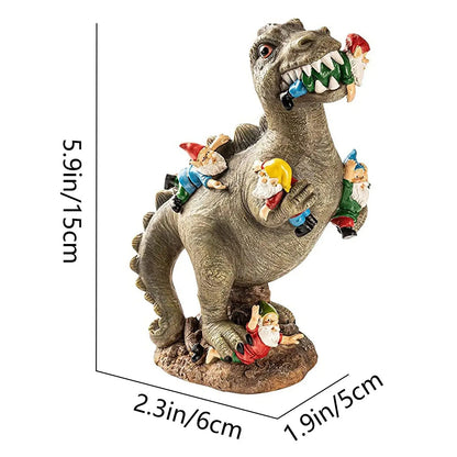 Dinosaurier-Gartenfigur – Lustiger & Einzigartiger Wichtelfresser Mivoza Deutschland