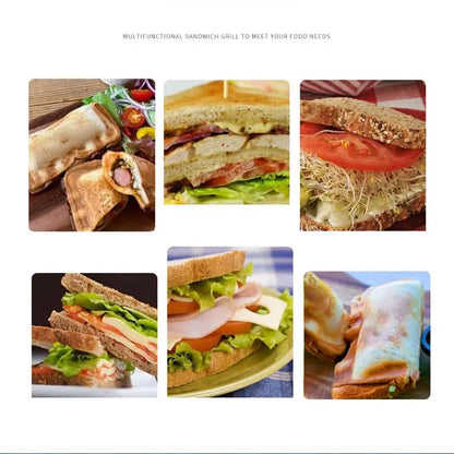 Doppelseitige Sandwichpfanne – Antihaft-Aluminium Frühstücksbräter Mivoza Deutschland