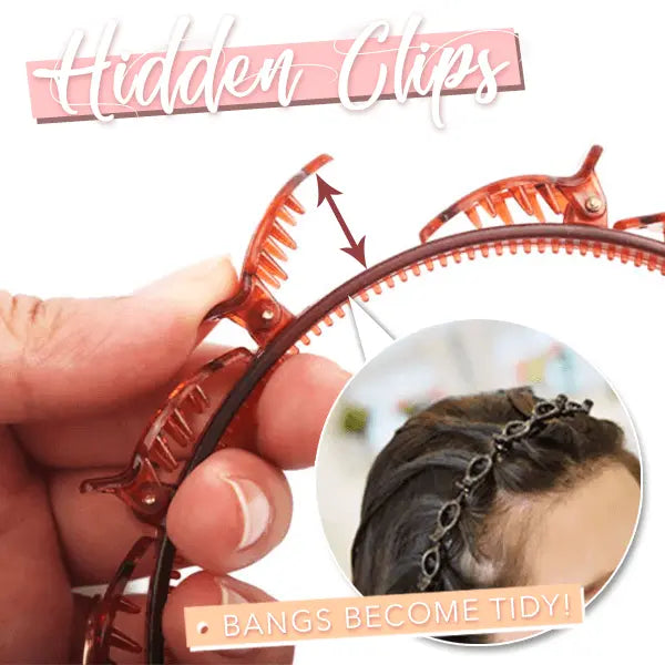 Double bangs hairstyle hairpin Zorenza