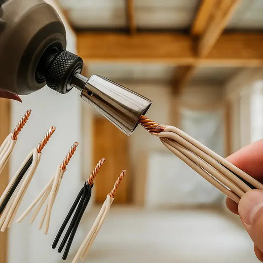 Drahtverdrill-Aufsatz für Bohrmaschinen — Mehr Effizienz bei Elektroinstallationen 2er Set Mivoza Deutschland