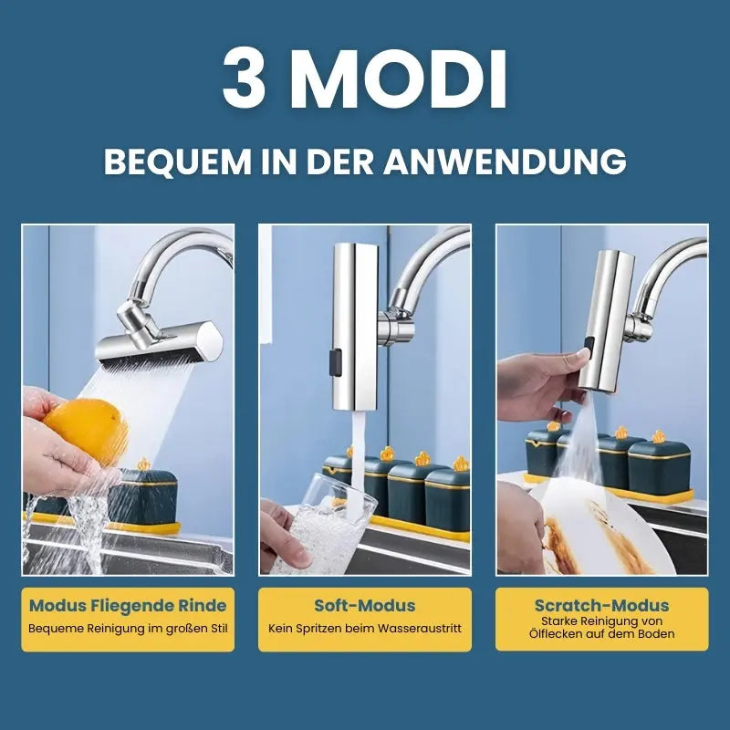 Drehbare 3-IN-1 Wasserhahnverlängerung Mivoza Deutschland