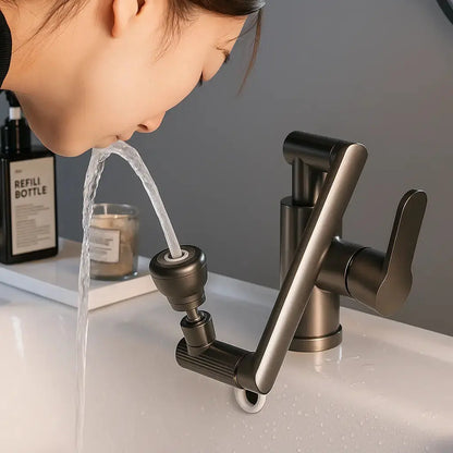 Drehbarer 1080°-Wasserhahn – Roboterarm-Design & 2 Strahlarten Mivoza Deutschland
