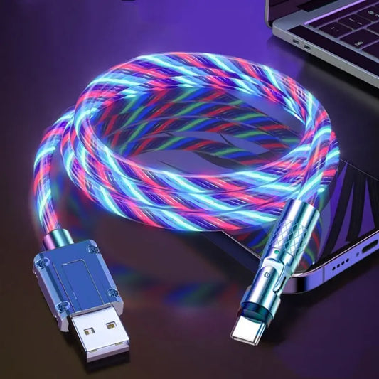 Drehbares Ladekabel — 540° Schnellladung mit LED-Licht Mivoza Deutschland