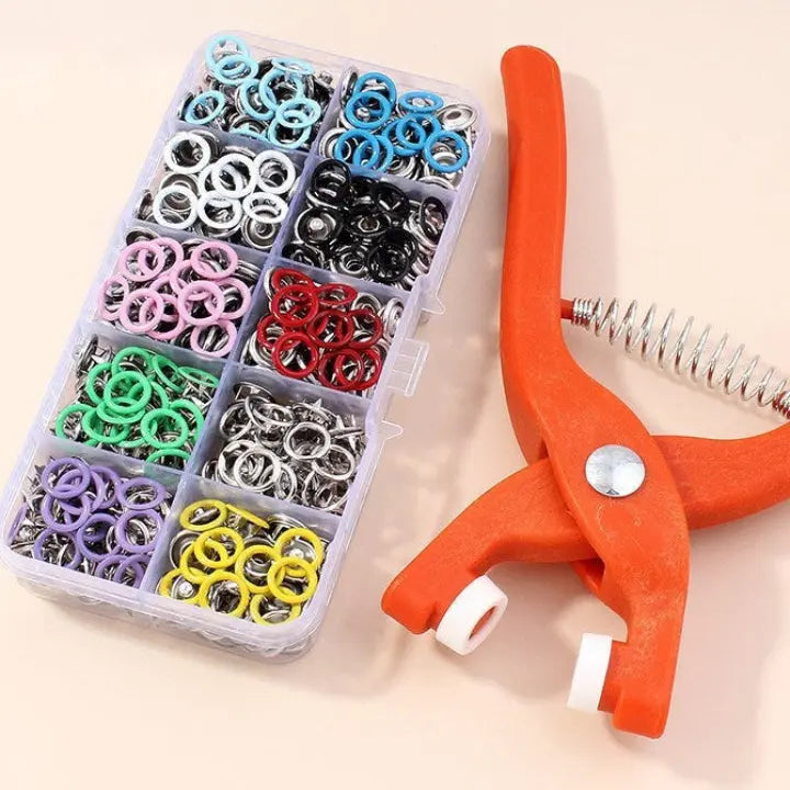 Druckknopf-Set mit Zange — Perfekt zum Anpassen von Babybekleidung Mivoza Deutschland