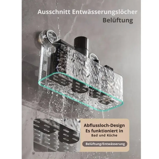 Duschablage mit Gletscherdesign – Stilvolle Ordnung im Badezimmer Mivoza Deutschland