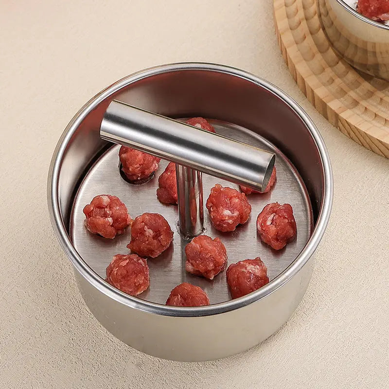 Edelstahl Fleischbällchen-Form- Perfektion leicht gemacht! Mivoza Deutschland