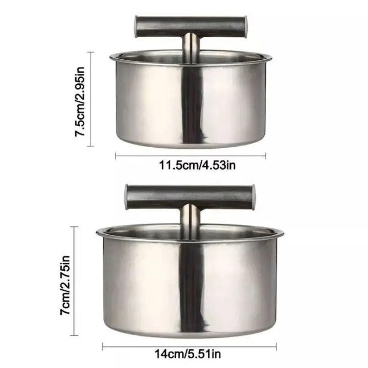 Edelstahl Fleischbällchen-Form für Perfekte Kugeln Mivoza Deutschland