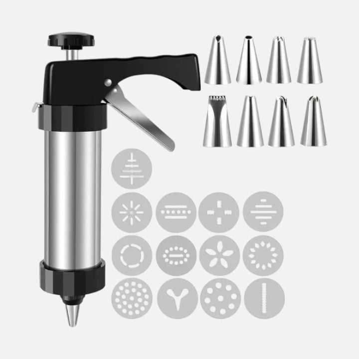 Edelstahl Spritzgebäckpresse Set