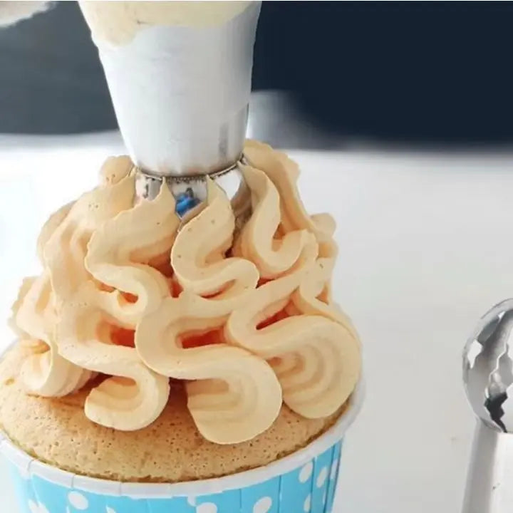 Edelstahl Spritztüllen für Kuchen Mivoza Deutschland
