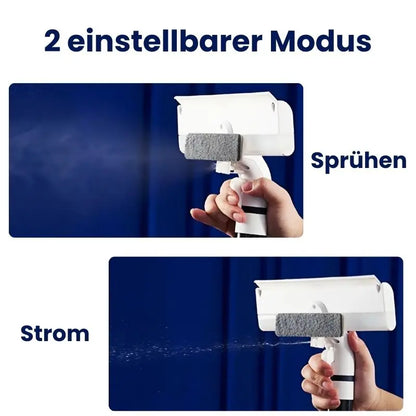 Effizienter 4 in 1 Fensterreiniger mit Sprühflasche und TPR-Schaber Mivoza Deutschland