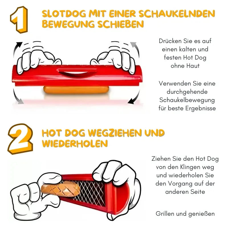 Effizienter Hot Dog Slicer Schneidegerät für BBQ-Würste Mivoza Deutschland