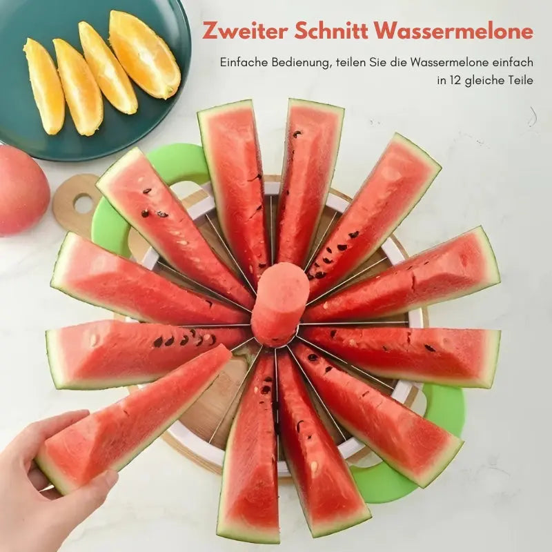 Effizienter Wassermelonenschneider - Schneidegerät aus Edelstahl Mivoza Deutschland