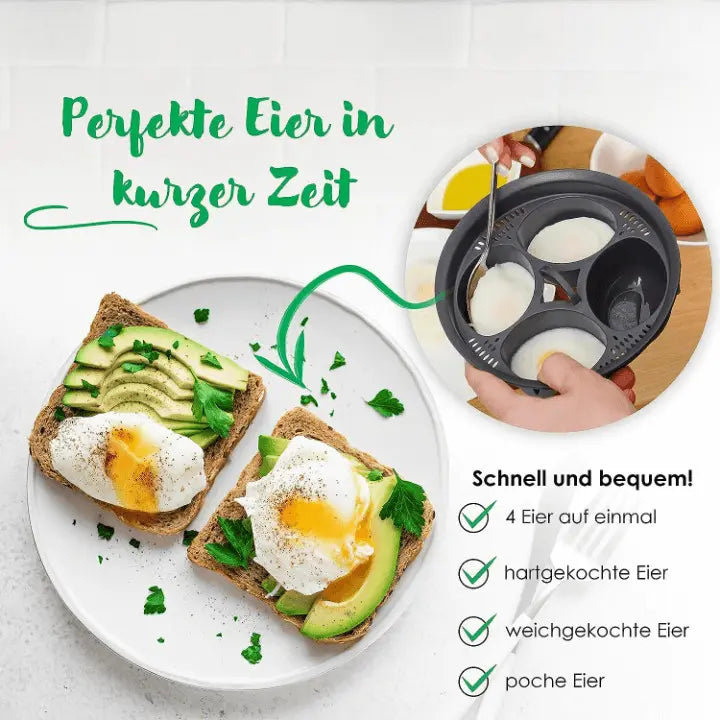 EggMaster™️ Multifunktionaler Eierpochierer Mivoza Deutschland