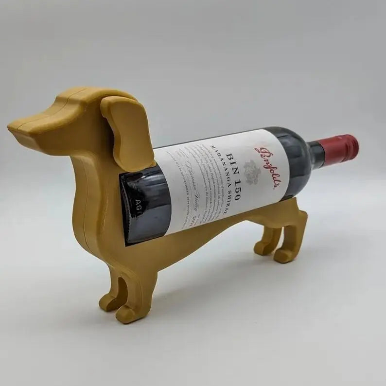 Einzigartiger Dachshund-Weinflaschenhalter – Ideal für Weinliebhaber Mivoza Deutschland
