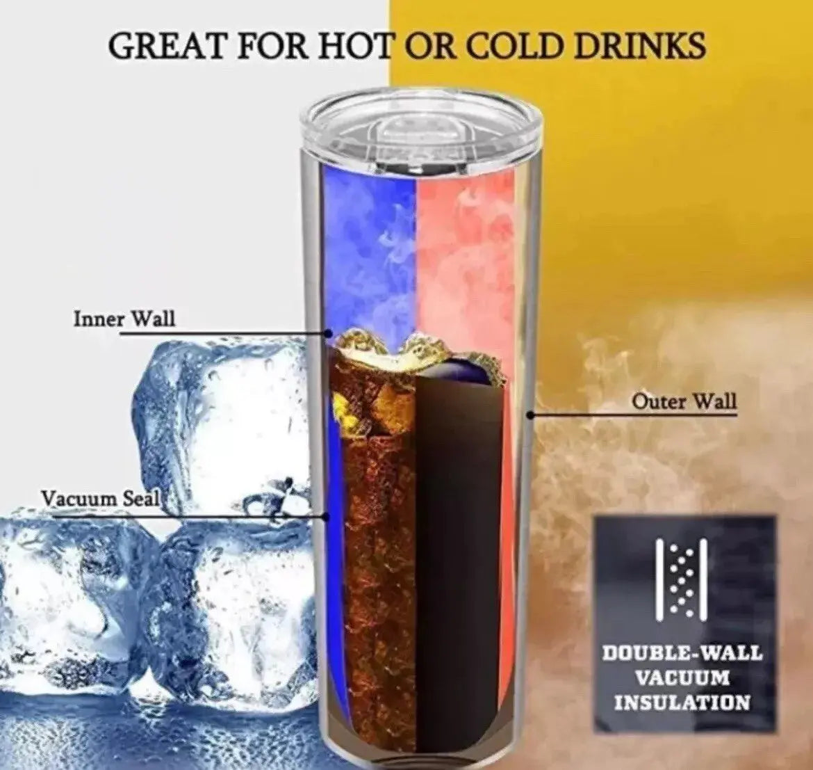 Einzigartiger Edelstahl-Thermobecher mit witzigem Dirty-Muster Mivoza Deutschland
