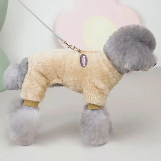 Elastischer Haustier-Overall aus Fleece mit Zugring Mivoza Deutschland