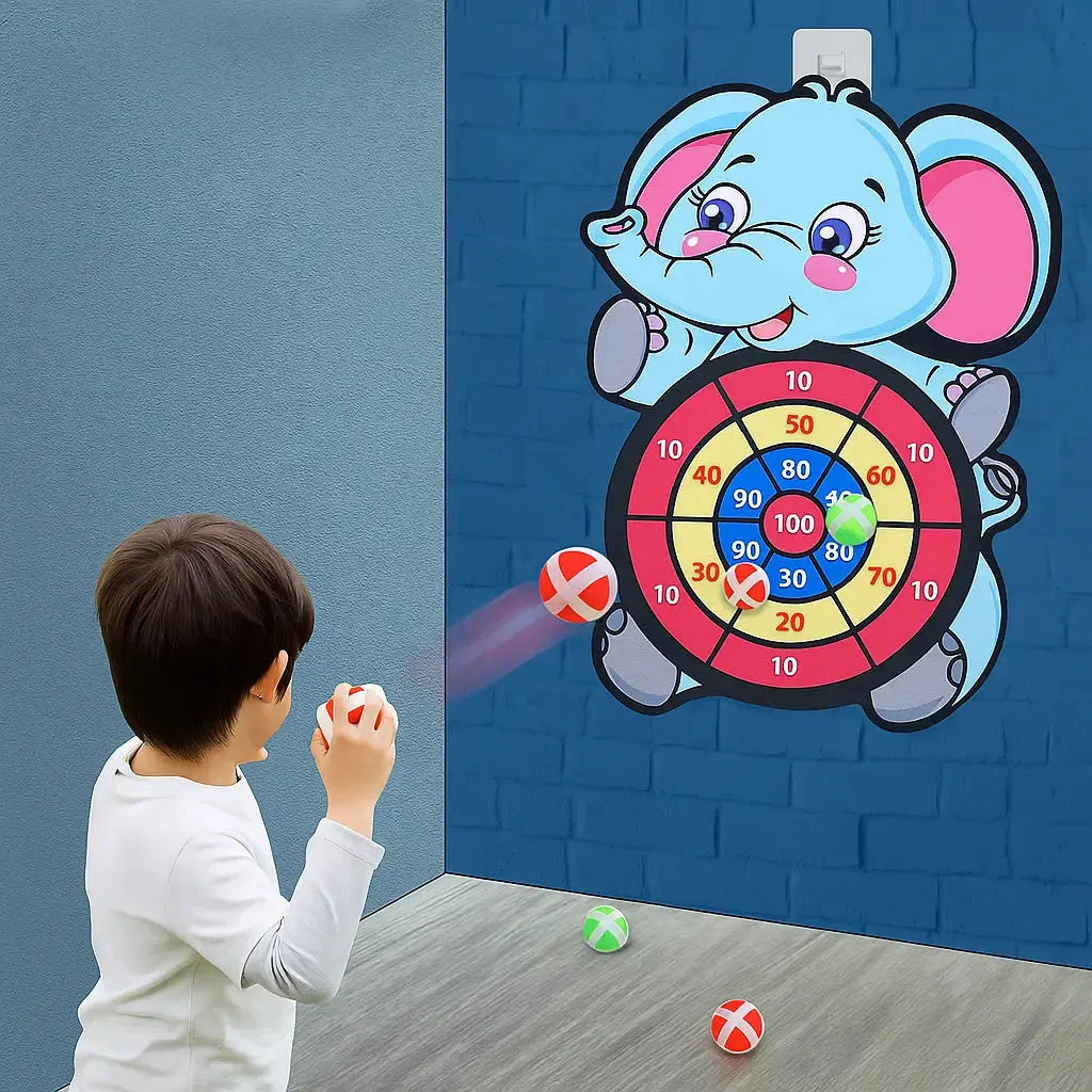 Elefanten-Dartspiel für Kinder – Fördert Zielen, Zählen & Koordination Mivoza Deutschland