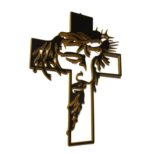 Eleganter Jesus Kreuz Metal Wanddekoration Mivoza Deutschland