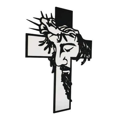 Eleganter Jesus Kreuz Metal Wanddekoration Mivoza Deutschland