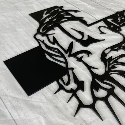 Eleganter Jesus Kreuz Metal Wanddekoration Mivoza Deutschland